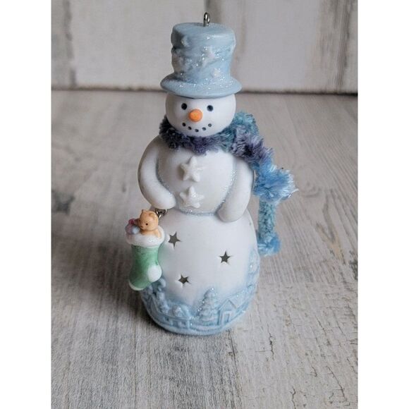 Hallmark Stanley t star 2008 ornament Xmas Snowman - Picture 1 of 8